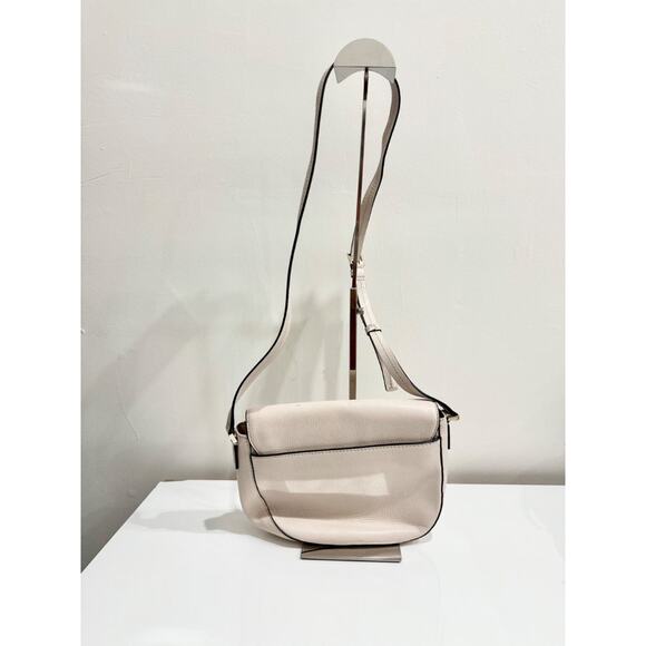 Kate Spade Spencer Court Lavinia Leather Medium Crossbody Bag Cream - Picture 4 of 5